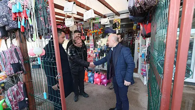 VALİ'DEN ESNAF ZİYARETİ