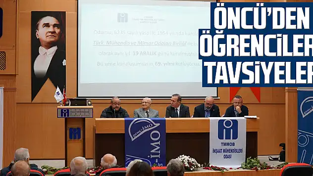 CEVAT ÖNCÜ'DEN 'İLK BARETİM' ETKİNLİĞİNDE ÖĞRENCİLERE TAVSİYELER