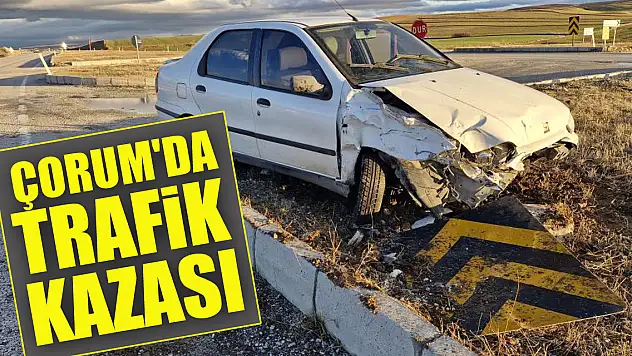 Çorum'da Trafik kazası