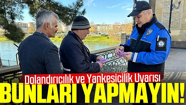 Dolandırıcılık ve Yankesicilik Uyarısı