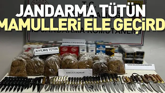 Tütün mamulleri ele geçirildi