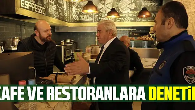 Kafe Ve Restoranlara Denetim
