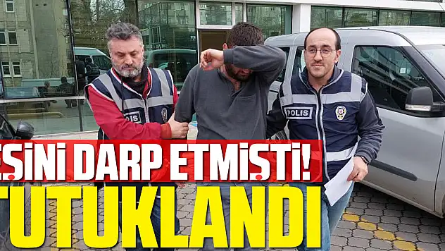 İki Çocuk Annesi Eşini Darp etmişti!