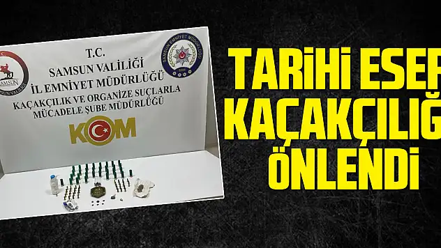 Tarihi Eser Kaçakçılığı Önlendi