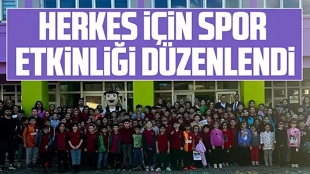 HERKES İÇİN SPOR ETKİNLİĞİ DÜZENLENDİ