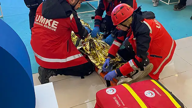 OKAF'24'te UMKE ekibi tatbikat gerçekleştirdi