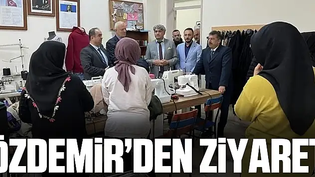 Özdemir'den Kursiyerlere Ziyaret