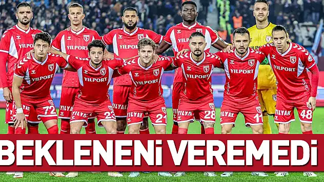 Samsunspor, bekleneni veremedi