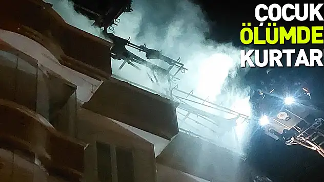 Çocuk ölümden kurtardı