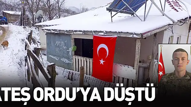 Ateş Ordu'ya düştü