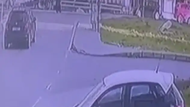 Yaya geçidinde kaza