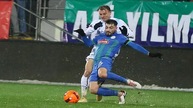 Rizespor, Adana Demirspor'u mağlup etti