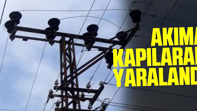 Akıma kapılarak yaralandı