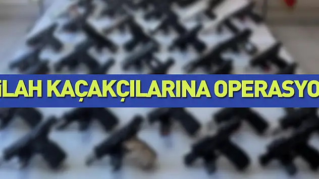 Silah kaçakçıları göz açamıyor