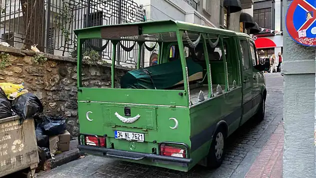 Galata'da dikkat çeken ölüm