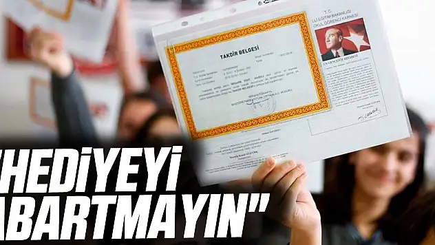 'Hediyeyi Abartmayın'