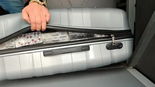 Otobüs bagajındaki valizler şaşırttı