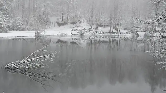 Düzce'de kar yağışı etkili oldu