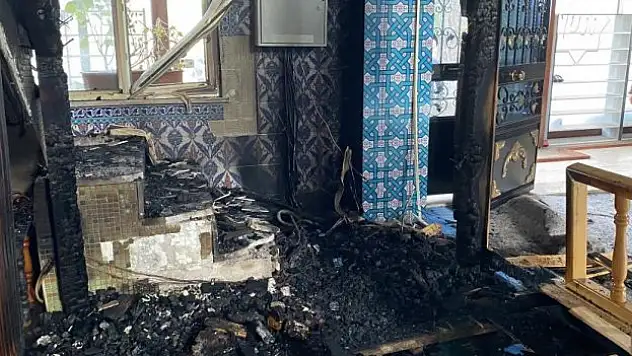 Ordu'da camide yangın