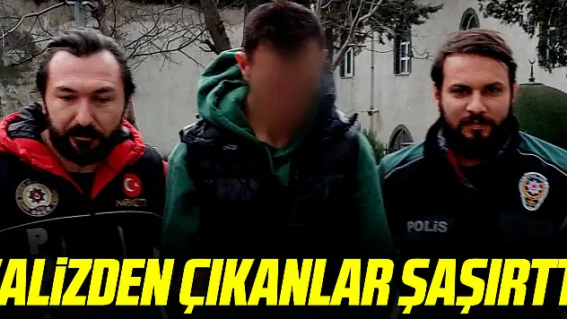 Valizden çıkanlar şaşırttı