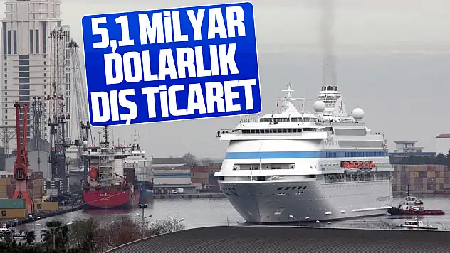 5,1 milyar dolarlık dış ticaret