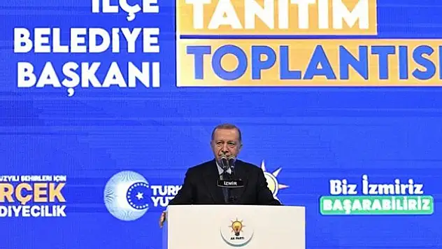 Erdoğan İzmir'de konuştu