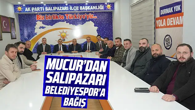 Mucur'dan Salıpazarı Belediyespor'a bağış