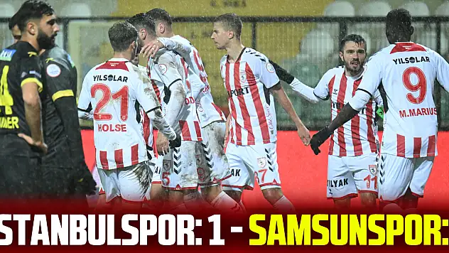 İstanbulspor: 1 - Samsunspor: 1