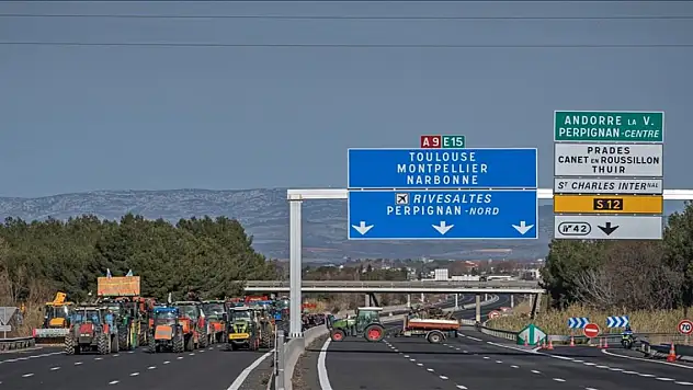 Traktörlü eylem Avrupa'ya yayıldı