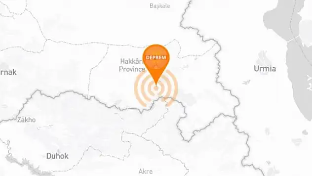 Hakkari depremle güna başladı