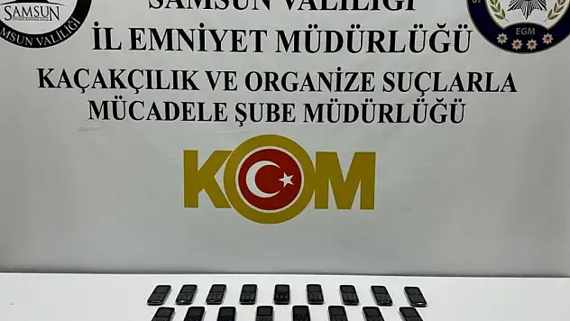 Gümrük kaçağı cep telefonu ele geçirildi