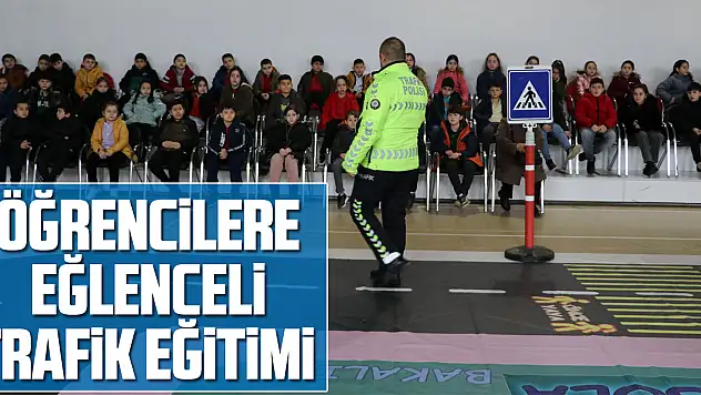 Öğrencilere Eğlenceli Trafik Eğitimi