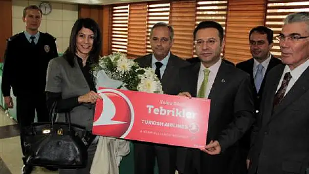 Çarşamba Havaalanı'nda 1 Milyonuncu Yolcu Sevinci