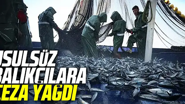 Usulsüz Balıkçılara Ceza Yağdı