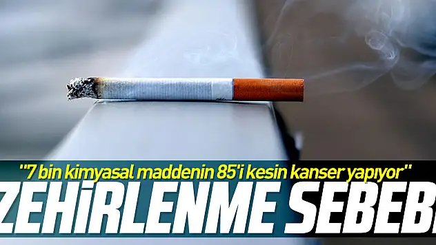 SİGARA ZEHİRLENME SEBEBİ