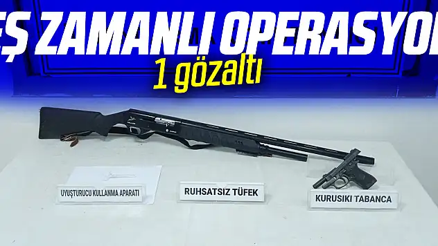 Eş Zamanlı Operasyon: 1 Gözaltı