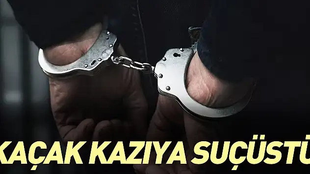 KAÇAK KAZIYA SUÇÜSTÜ