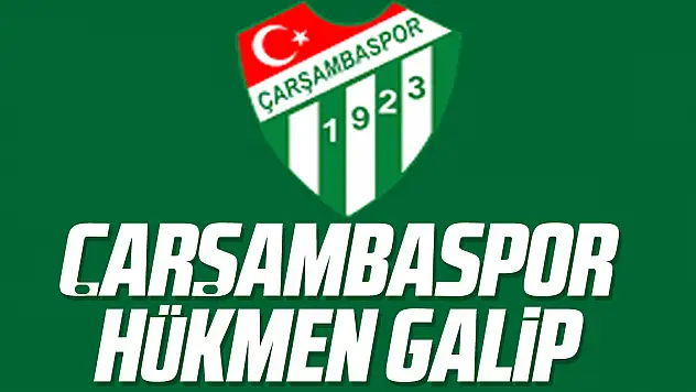 Çarşambaspor Hükmen Galip