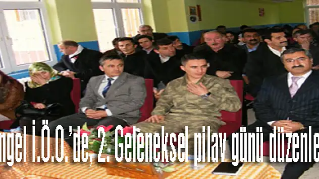 Döngel İ.Ö.O.'de, 2. Geleneksel pilav günü düzenlendi