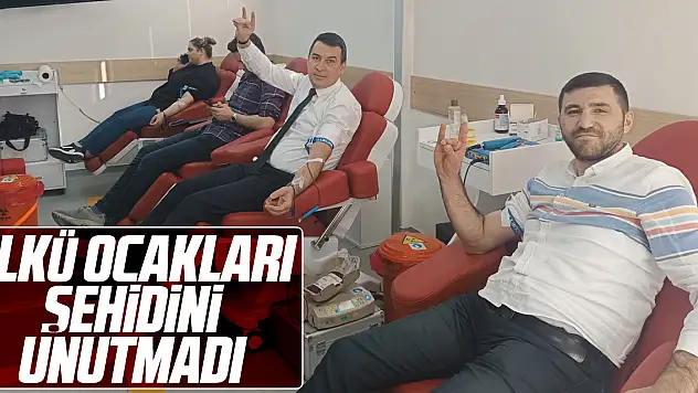 ÜLKÜ OCAKLARI ŞEHİDİNİ UNUTMADI