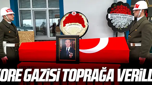 Kore Gazisi toprağa verildi