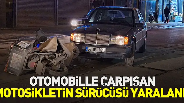 OTOMOBİLLE MOTOSİKLET SÜRÜCÜSÜ ÇARPIŞTI