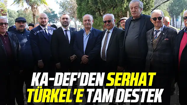 KA-DEF'den Serhat Türkel'e tam destek