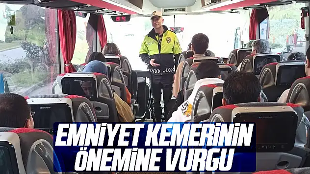 Emniyet Kemerinin Önemine Vurgu