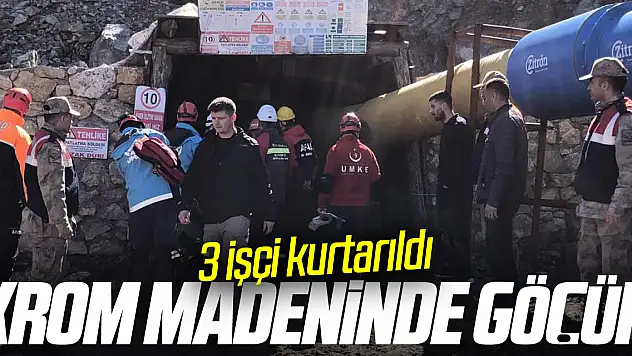 Krom madeninde göçük