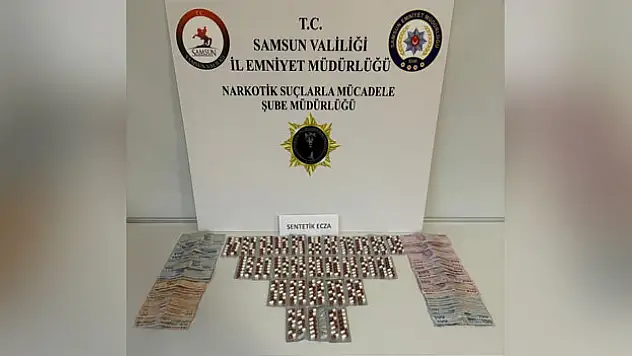 3 bin 95 sentetik ecza ele geçirildi