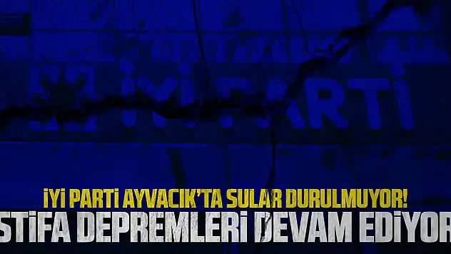 İSTİFA DEPREMLERİ DEVAM EDİYOR