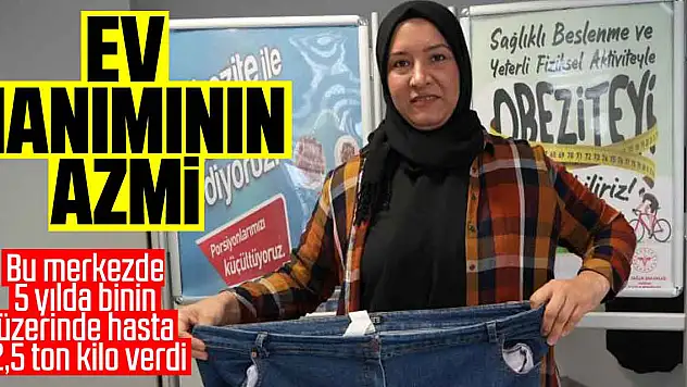 EV HANIMININ AZMİ: 6 AYDA 25 KİLO VERDİ