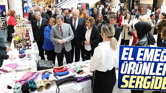 El emeği ürünler sergide