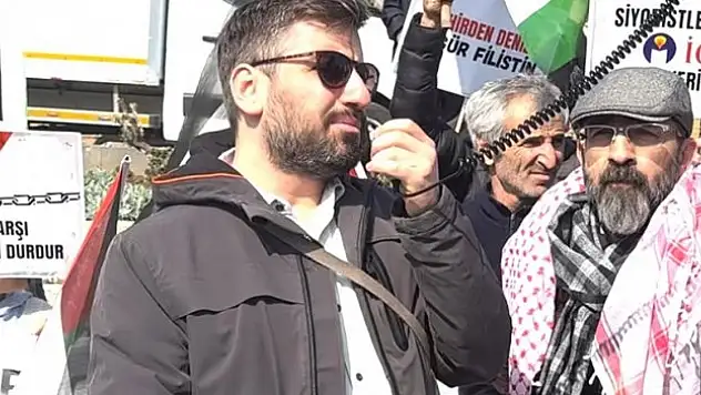 Tekirdağ'da İsrail'in Gazze'ye yönelik saldırıları protesto edildi